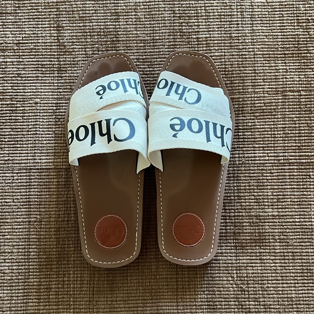 Chloé Woody authentic slide sandals